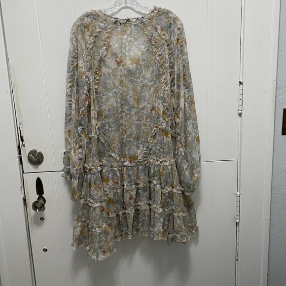 OPT Patterned Ruffle Dress - Picture 3 of 3